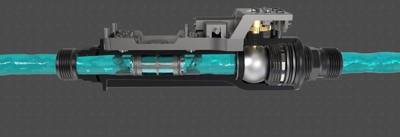 Phyn Plus relies on an in-line ultrasonic flow meter
