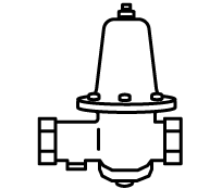 Icon of a pressure reducing valve