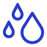 Icon of water drops